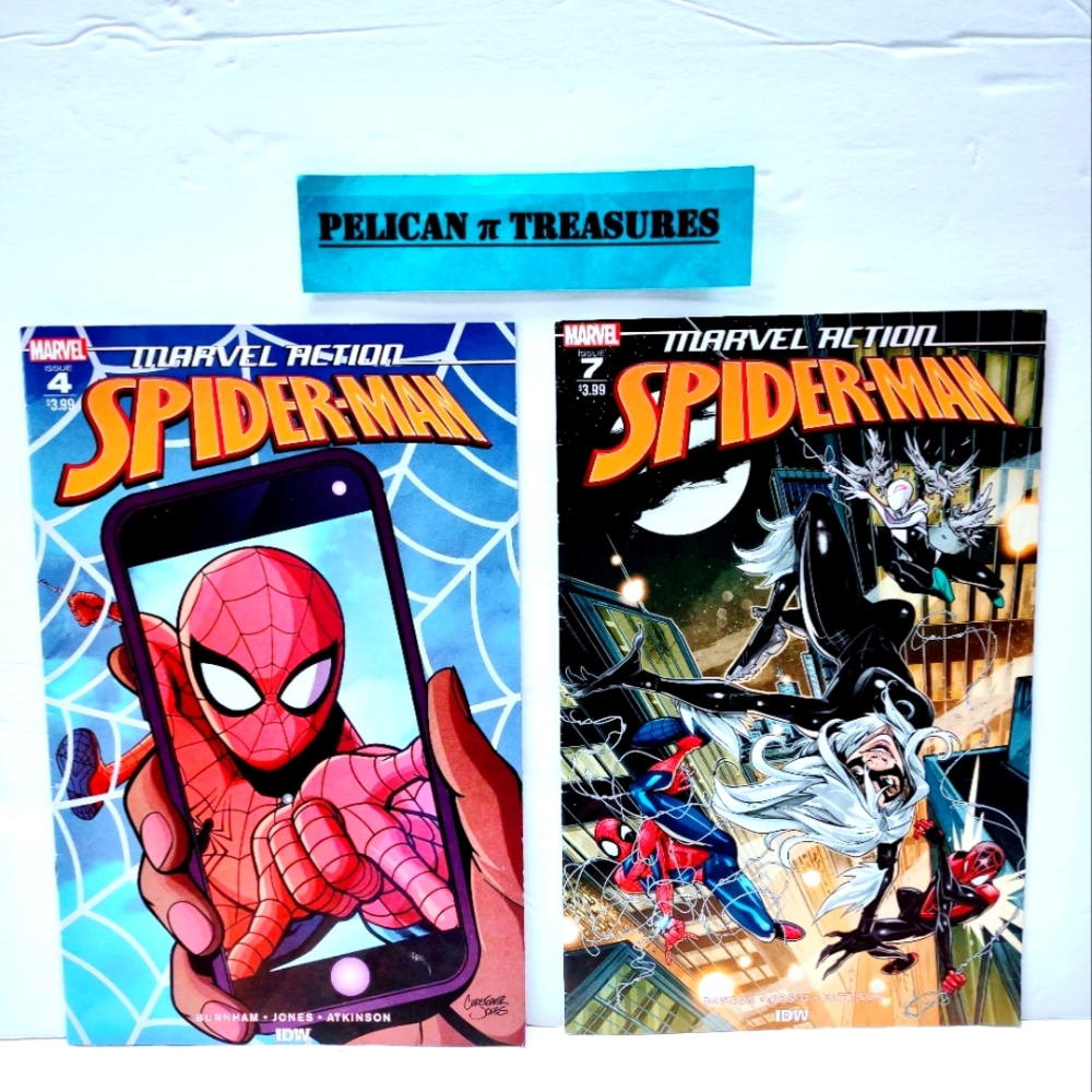 Marvel Action Spider Man Issue 4 and 7